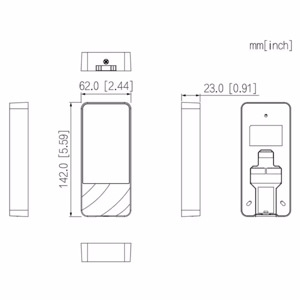 Comprar DAHUA ASI1201E-V1 Lector Autónomo Tarjeta Mifare IP66