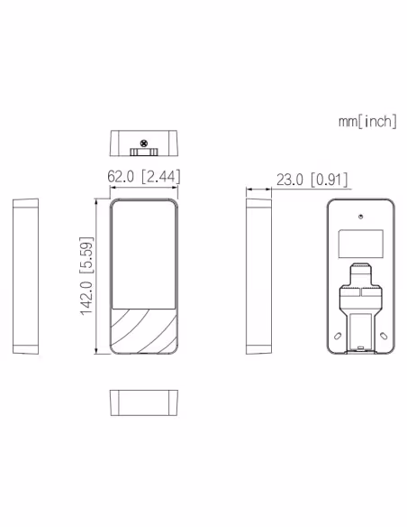Comprar DAHUA ASI1201E-V1 Lector Autónomo Tarjeta Mifare IP66