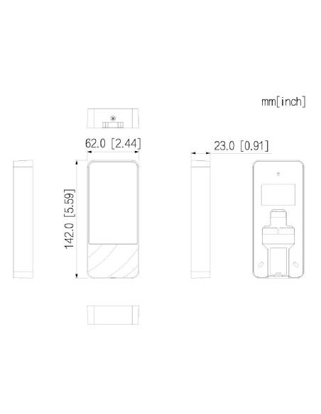 Acheter DAHUA ASI1201E-D-V1 Lecteur autonome de carte EM IP66