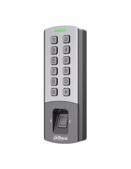 Comprar DAHUA ASI1212M-P Lector Autónomo Huella+PIN+remoto+Tarjeta Mifare IP65 IK08 PoE