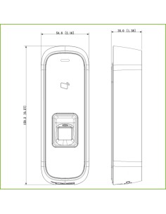 Acheter DAHUA ASI1202M Lecteur autonome carte Mifare + empreinte digitale RS485 IK10 IP65 2
