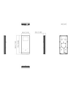 Acheter DAHUA ASI2201H-DW Lecteur autonome LCD 2,4" PIN + télécommande + carte IDCard Wi‑Fi 2