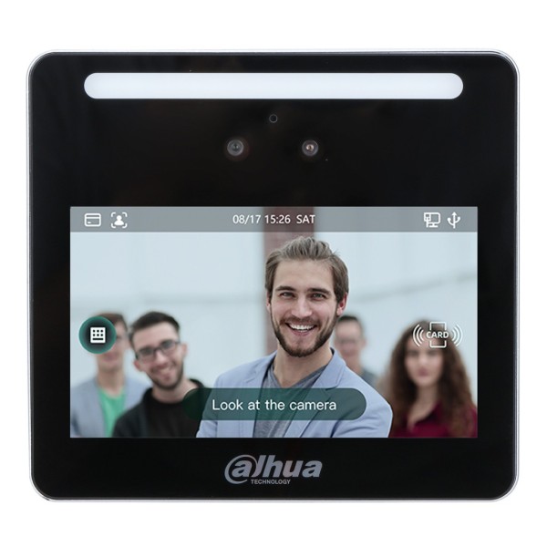 Acheter DAHUA ASI3213G-MW Lecteur autonome LCD tactile 4,3" avec reconnaissance faciale + code PIN + carte