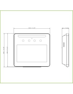 Acheter DAHUA ASI3213G-MW Lecteur autonome LCD tactile 4,3" avec reconnaissance faciale + code PIN + carte 2