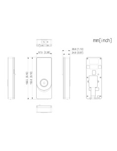 Acheter DAHUA ASI3103F-MEPW Lecteur autonome avec caméra 2 MP à double objectif, reconnaissance faciale + carte (13,56 MHz/125 k 2