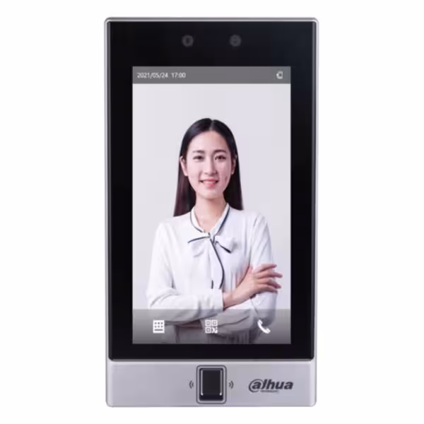 Comprar DAHUA ASI7214S-W Lector Autónomo LCD 7" táctil de Reconocimiento Facial+PIN+Tarjeta+Huella+QR WiFi 2.4GHz
