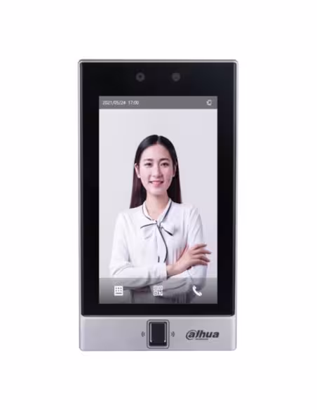 Comprar DAHUA ASI7214S-W Lector Autónomo LCD 7" táctil de Reconocimiento Facial+PIN+Tarjeta+Huella+QR WiFi 2.4GHz