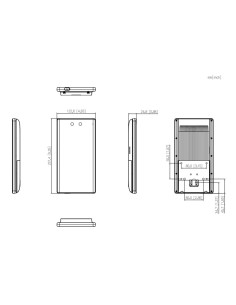Acquistare DAHUA ASI8213S-W-V1 Lettore autonomo LCD 8" touchscreen con riconoscimento facciale + PIN + carta + QR, WiFi 2.4GHz,  2