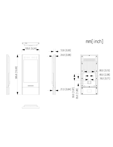 Kaufen DAHUA ASI8216DA-W autonomer LCD‑Leser 8" Touchscreen mit Gesichtserkennung + PIN + Karte + QR + Handflächenvenen, WiFi 2,