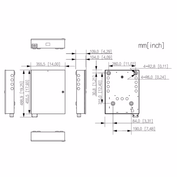 Comprar DAHUA ASB1C-B Caja de acero galvanizado para controladora de accesos