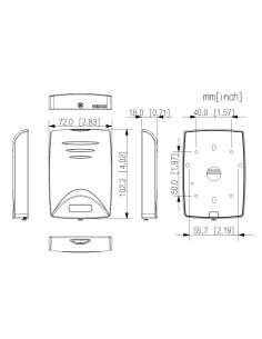 Acheter DAHUA ASR1100B-V1 Lecteur de proximité Mifare RS485 IP67 Extérieur 2
