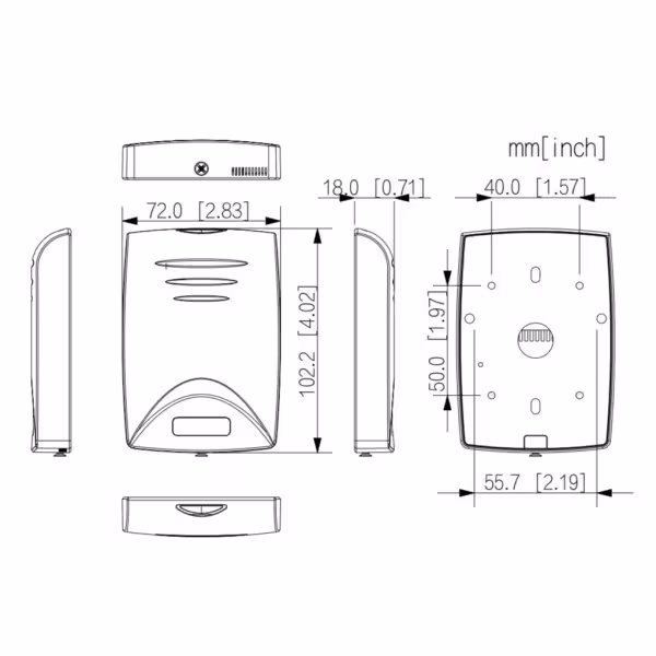 Acheter DAHUA ASR1100B-V1 Lecteur de proximité Mifare RS485 IP67 Extérieur