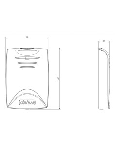 Comprar DAHUA ASR1100B-D-V1 Lector Proximidad EM RS485 IP66 Exterior 2