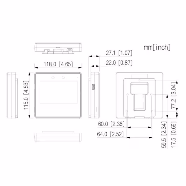 Kaufen DAHUA ASA3223A-W IP-WiFi-Zeiterfassungsterminal mit Gesichtserkennung und PIN