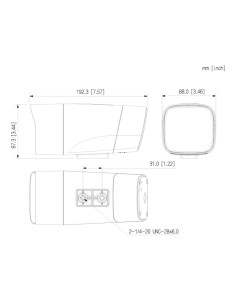 Acheter DAHUA IPC-HFW1239DT-4G-ST-IL-EU-B-0280B Caméra IP tube H265 2M Éclairage double LED 30 m / IR 30 m 2.8mm micro/haut-parl 2