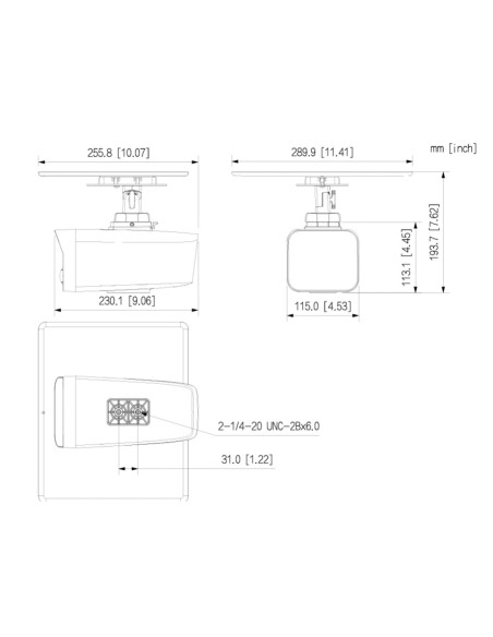 Acquistare DAHUA IPC-HFW2441DG-4G-SP-B Bullet IP H265 4M Illuminazione Dual LED20m/IR30m 3.6mm IP67 PIR MIC/Altoparlante I/O 4G 