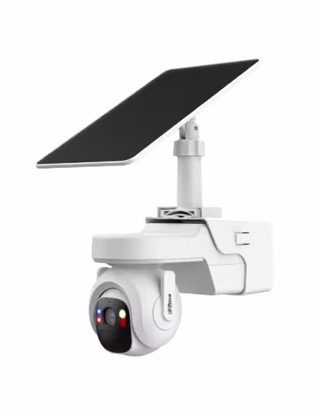 Comprar DAHUA KIT/IPC-PT2449B1-4GB20/M0508 Cámara PT IP 4M H265 LED20m/IR30m 3.6mm IP66 PIR MIC/Altavoz 4G AI + Panel Solar