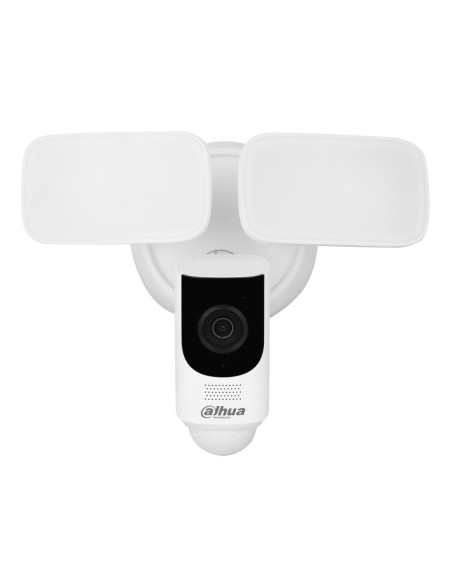 Comprare DAHUA IPC-WL46A Telecamera IP H265 4MP con doppio faro riflettore da 30 m + IR 10 m e sirena 2.8mm IP65 MIC I/O PIR WiF
