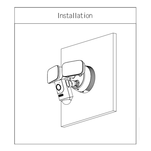 Acheter DAHUA IPC-WL46A Caméra IP H265 4MP avec double projecteur de 30 m + IR 10 m et sirène 2.8mm IP65 MIC E/S PIR WiFi