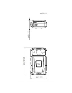 Acheter DAHUA MPT230 caméra corporelle 2G/3G/4G Wi‑Fi Bluetooth GPS/GLONASS IP68 Android 11.0 2