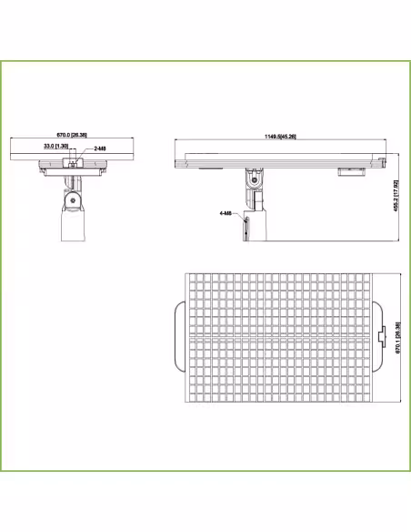 Acquistare DAHUA PFM363L-D1-V2 pannello solare da 120W in silicio monocristallino (senza batteria al litio)