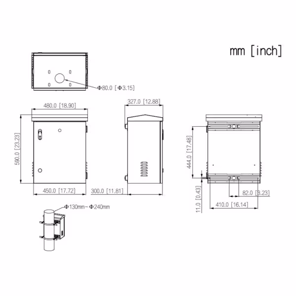 Acquistare DAHUA PFC102F scatola di distribuzione dell’alimentazione IP54 da esterno antifurto