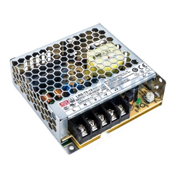Comprar MEAN WELL LRS-75-12 Fuente Alimentación Conmutada 72W 12VDC 6A