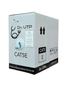 Acheter DRUTP UTPCAT5E-305 Bobine 305 m Câble UTP CAT5e 0.50mm CPR Gaine PVC bleue