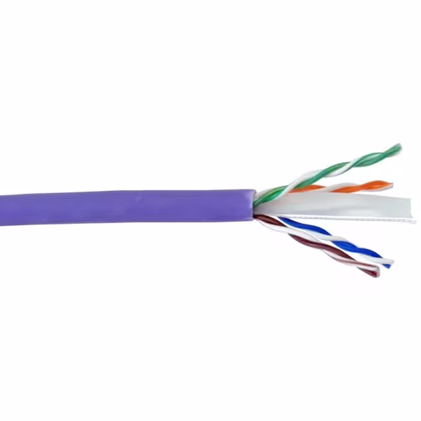 Comprar DAHUA PFM923I-6UN-CC (PURPLE) Bobina 305mts Cable UTP CAT6 0.53mm Cobre sin Oxigeno CE CPR Cca. Cubierta LSZH Violeta