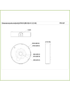 Acheter DAHUA PFA13F Boîte de jonction pour caméras PTZ SD1A SD12 2