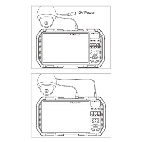 Acquistare DAHUA PFM907-E Tester Video IP H265 / HDCVI / HDTVI / AHD / ANALOGICO Schermo Touch 7" WiFi 2.4/5GHz HDMI PoE 12Vdc A