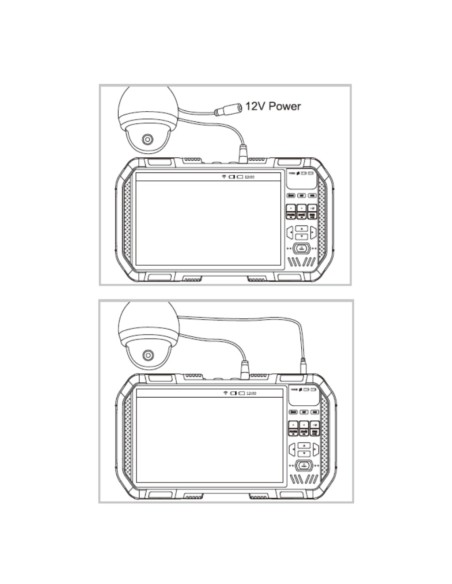Acquistare DAHUA PFM907-E Tester Video IP H265 / HDCVI / HDTVI / AHD / ANALOGICO Schermo Touch 7" WiFi 2.4/5GHz HDMI PoE 12Vdc A
