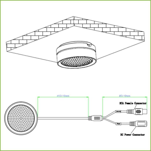 Acheter DAHUA HAP120 Microphone omnidirectionnel haute fidélité pour surface