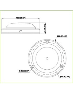 Kaufen DAHUA HAP320-V omnidirektionales High-Fidelity-Mikrofon für Oberflächenmontage, IP66, IK10, Metallgehäuse 2