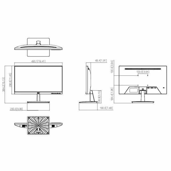 Comprar DAHUA LM22-L200N Monitor 21.45" Dahua para Seguridad 24/7 LCD(VA) VGA/HDMI 16:9 1080P