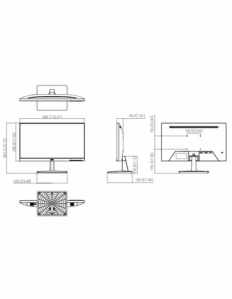 Acquistare DAHUA LM22-L200N Monitor 21,45" Dahua per la Sicurezza 24/7 LCD(VA) VGA/HDMI 16:9 1080P