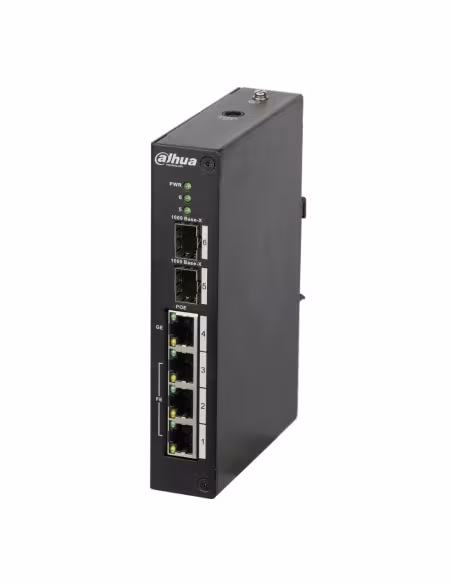 Comprar DAHUA PFS3206-4P-120 Switch Rango Temp Extendida PoE 3 puertos 10/100 + 1 puerto Gigabit + 2SFP 120W No_Gestionable Laye