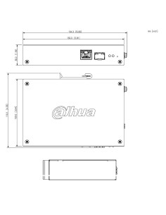 Acheter DAHUA CHS4102-1GT Switch durci 2 ports 1RJ45 Gigabit + 1SFP Gigabit administrable dans le Cloud Layer2 2