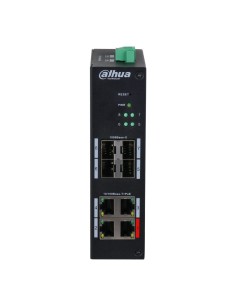 Kaufen DAHUA HS4408-4ET-96 gehärteter Switch PoE 4 Ports 10/100 + 4SFP Gigabit 96W verwaltbar Layer2 2