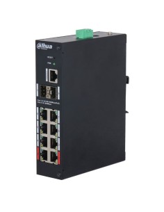 Comprare DAHUA HS4210-8GT-110 Switch Hardened PoE 8 porte Gigabit +2SFP Gigabit 110W gestibile Layer2