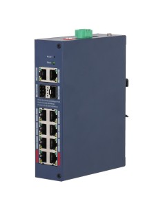 Acheter DAHUA CHS4212-8GT-110 Switch durci PoE 8 ports Gigabit + 2 RJ45 uplink Gigabit + 2 SFP Gigabit 110 W administrable en Cl