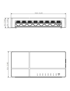 Comprare DAHUA PFS3008-8ET-L Switch 8 porte 10/100 Non gestito Layer 2 2