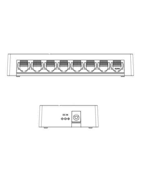 Acheter DAHUA PFS3008-8ET-L Switch 8 ports 10/100 non géré Layer 2