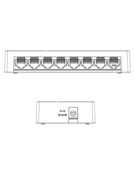 Acquistare DAHUA PFS3008-8GT-L-V2 Switch 8 porte 10/100/1000 Gigabit Layer2