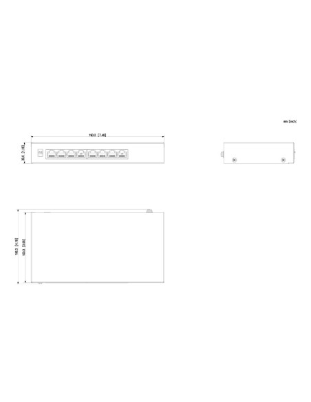 Kaufen DAHUA PFS3008-8ET-60 Switch PoE 2.0 8 Ports 10/100 60W Nicht verwaltbar Layer2