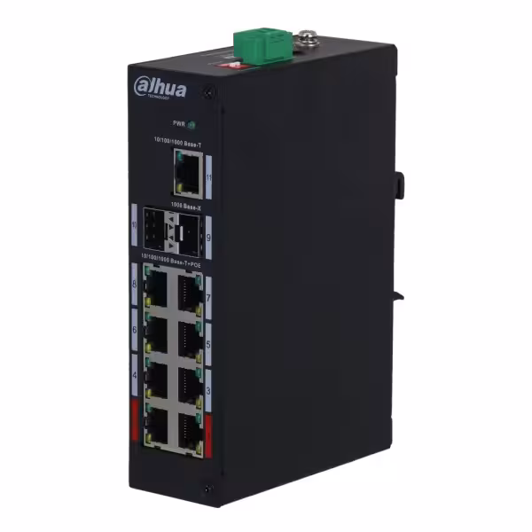 Kaufen DAHUA PFS3211-8GT-120-V2 PoE-Switch 2.0 mit 8 Gigabit-Ports + 2 SFP-Uplink + 1 RJ45-Gigabit-Uplink, 120 W, nicht verwaltb