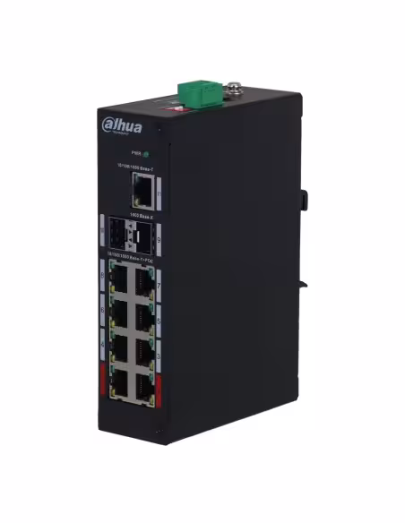 Kaufen DAHUA PFS3211-8GT-120-V2 PoE-Switch 2.0 mit 8 Gigabit-Ports + 2 SFP-Uplink + 1 RJ45-Gigabit-Uplink, 120 W, nicht verwaltb