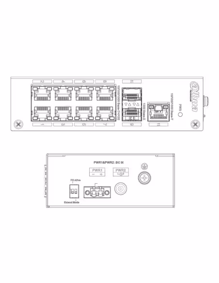 Kaufen DAHUA PFS3211-8GT-120-V2 PoE-Switch 2.0 mit 8 Gigabit-Ports + 2 SFP-Uplink + 1 RJ45-Gigabit-Uplink, 120 W, nicht verwaltb