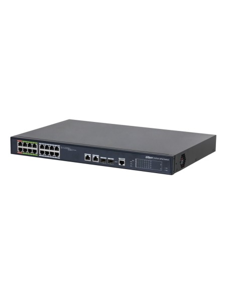 Acquistare DAHUA LR2218-16ET-240 Switch ePoE 16 porte 10/100 (8 ePoE/EoC + 8 PoE) + 2 uplink combo Gigabit/SFP 802.3at 240W Gest