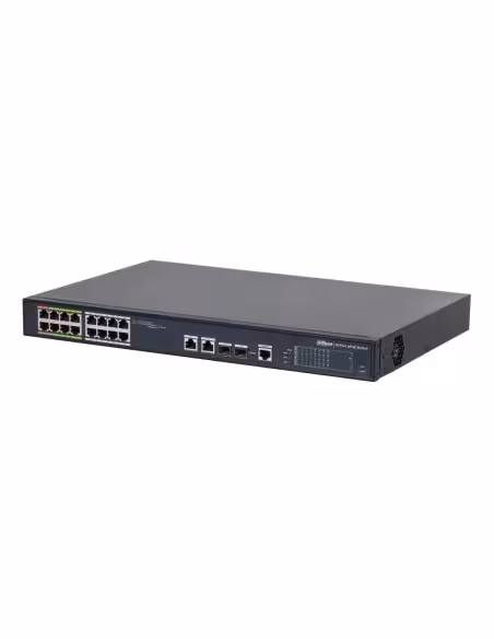 Kaufen DAHUA LR2218-16ET-240 Switch ePoE 16 Ports 10/100 (8 ePoE/EoC + 8 PoE) + 2 Uplink Combo Gigabit/SFP 802.3at 240W Verwalte